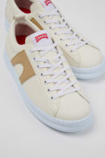 Runner Multicolor Recycled Leather Men's Sneakers.