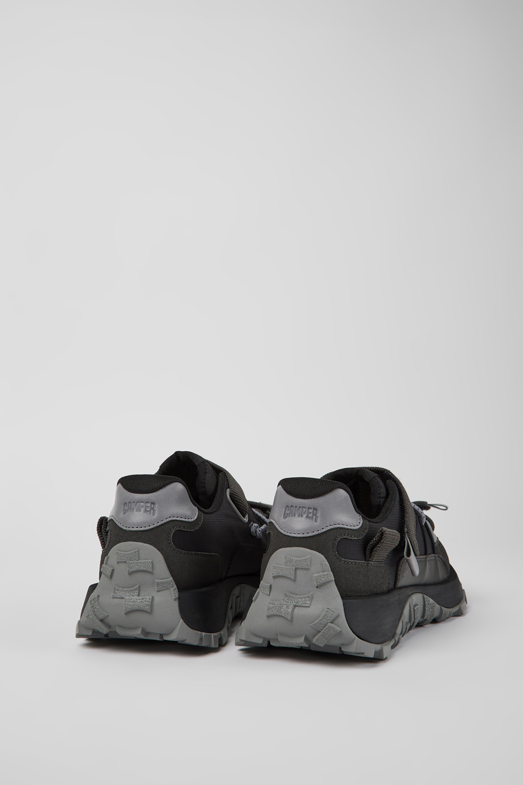 Drift Trail Black and gray textile and nubuck sneakers for men - Image 3