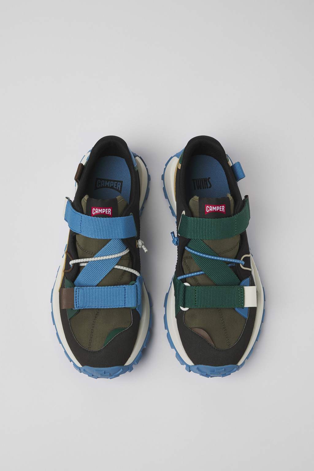 Twins Multicolored textile and nubuck sneakers for men - Image 4