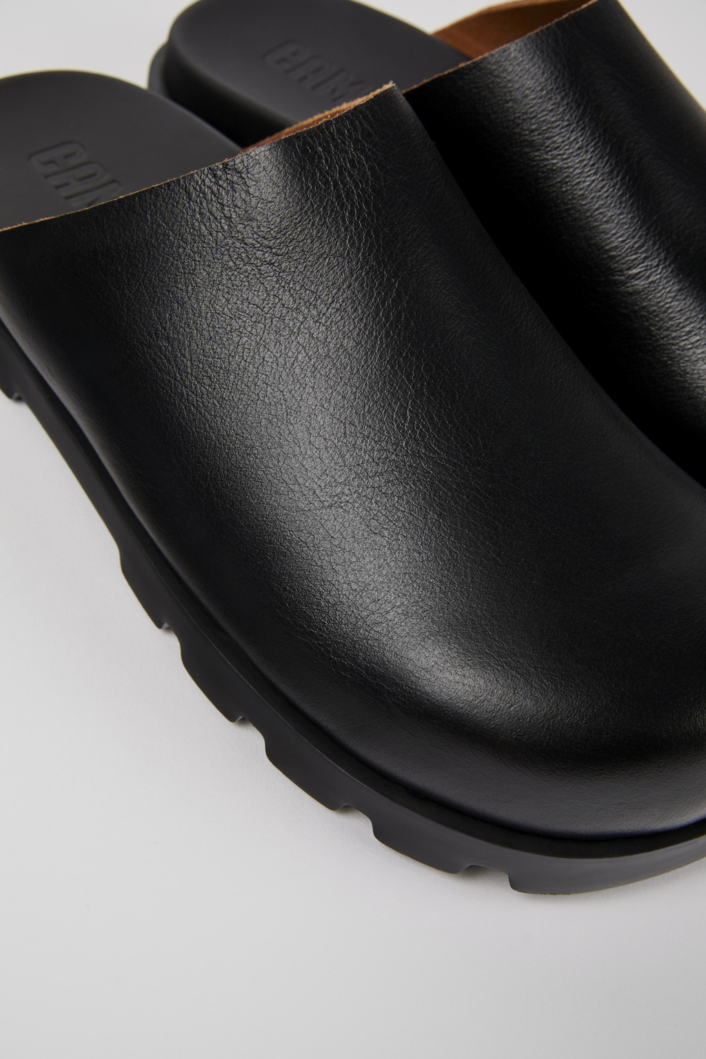 Brutus Sandal Black Leather Sandals for Men.