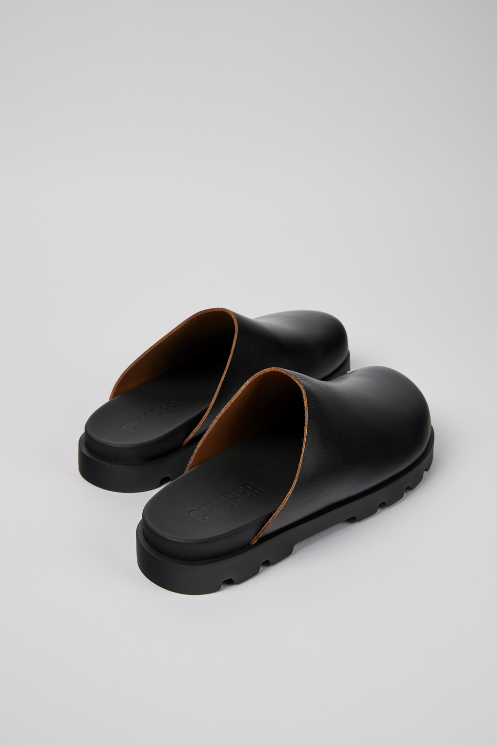 Brutus Sandal Black Leather Sandals for Men. - Image 3