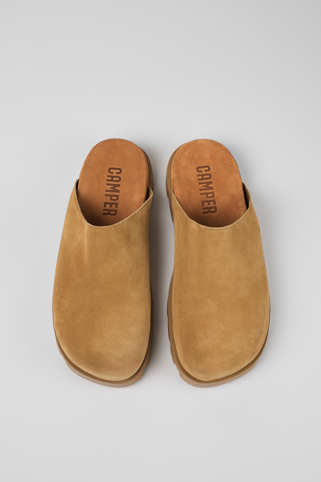 Brutus Sandal Beige Nubuck Clog for Men - Image 4