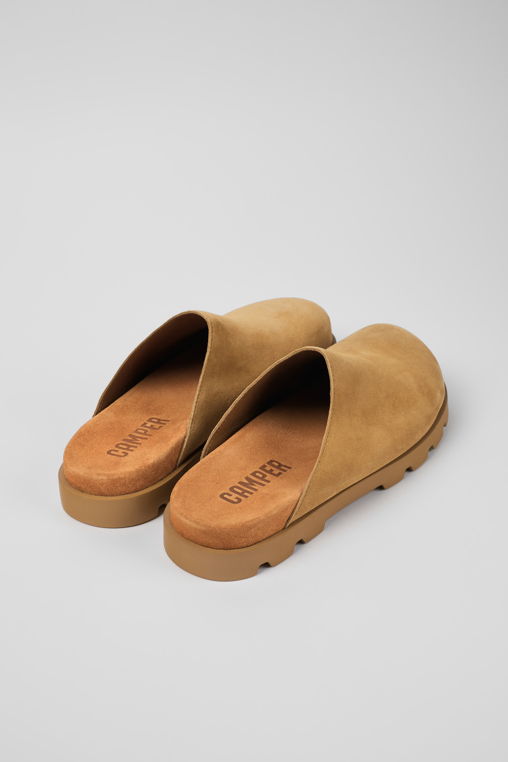 Brutus Sandal Beige Nubuck Clog for Men - Image 3