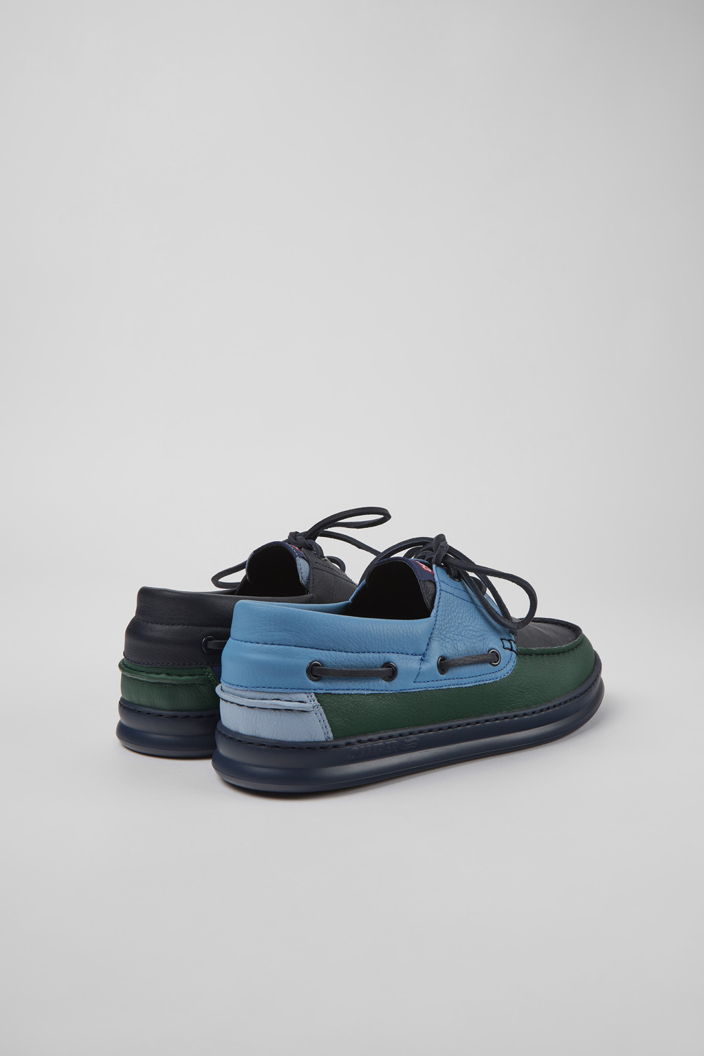 Twins Multicolored leather sneakers for men - Image 3
