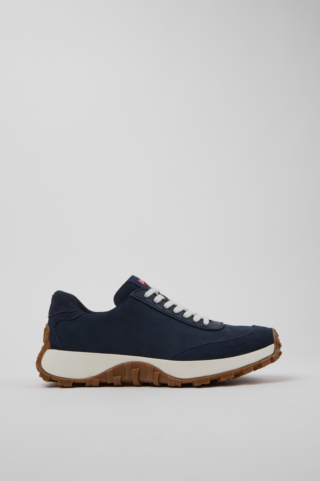 Drift Trail VIBRAM Blue Nubuck and Textile Sneakers for Men. - Image 2