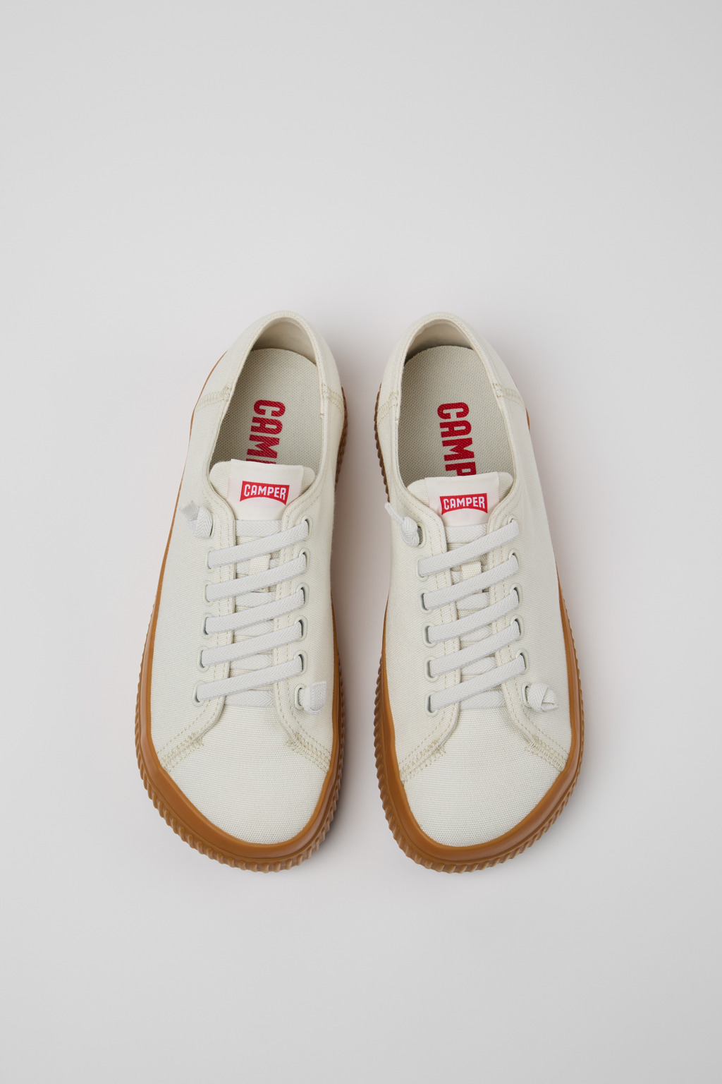 Peu Roda White TENCEL™ Lyocell Men's Sneakers. - Image 4