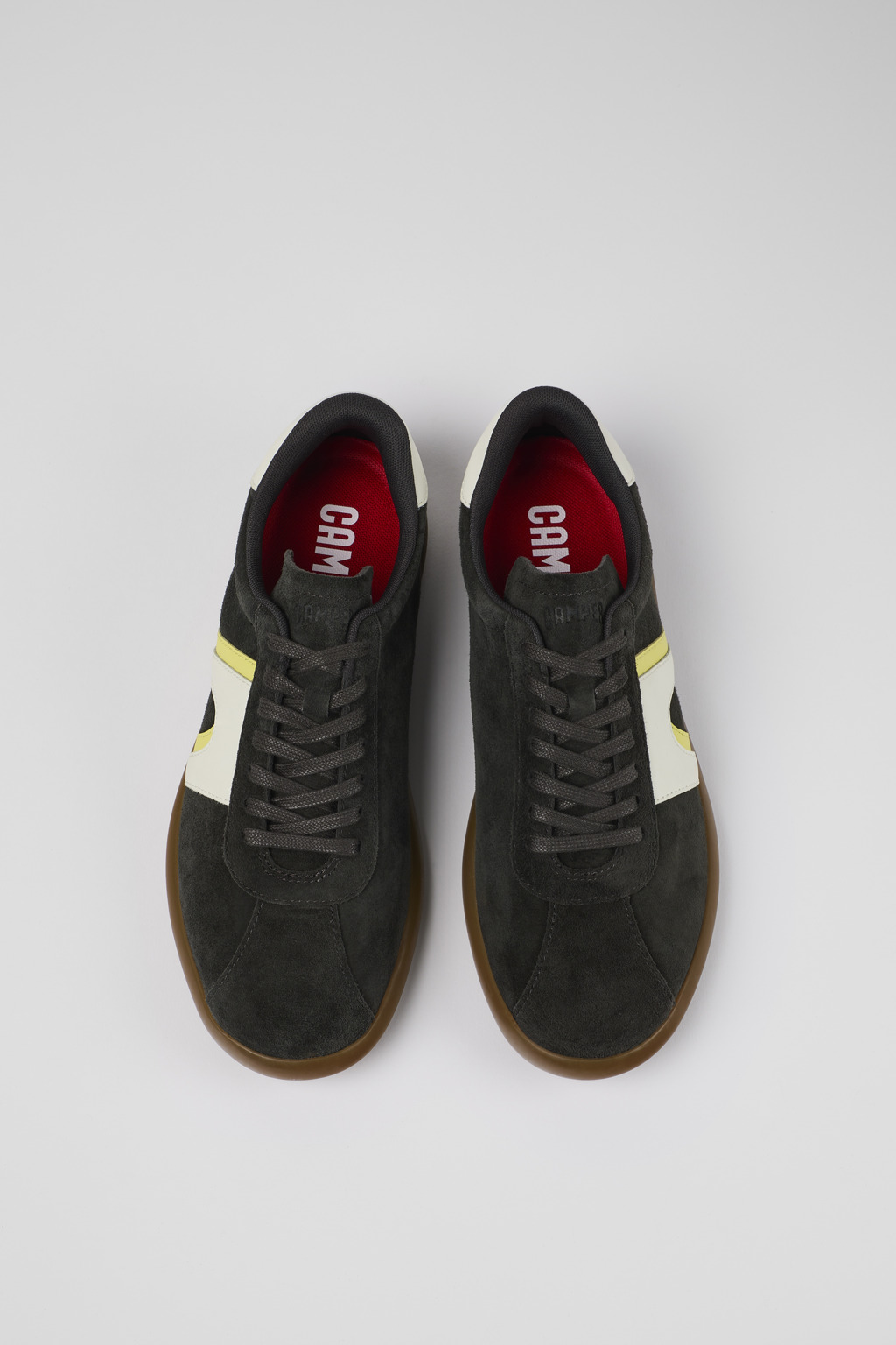 Pelotas Soller Dark Gray Nubuck/Leather Sneaker for Men - Image 4