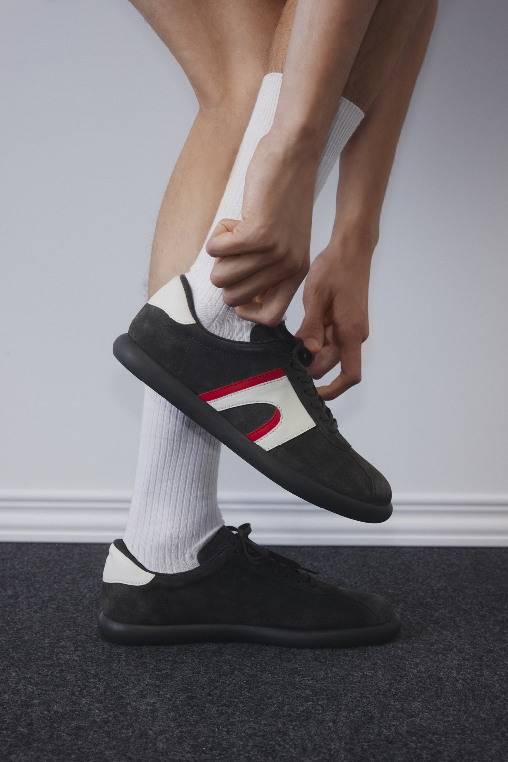 Pelotas Soller Multicolor Nubuck and Leather Sneakers for Men. - Image 2