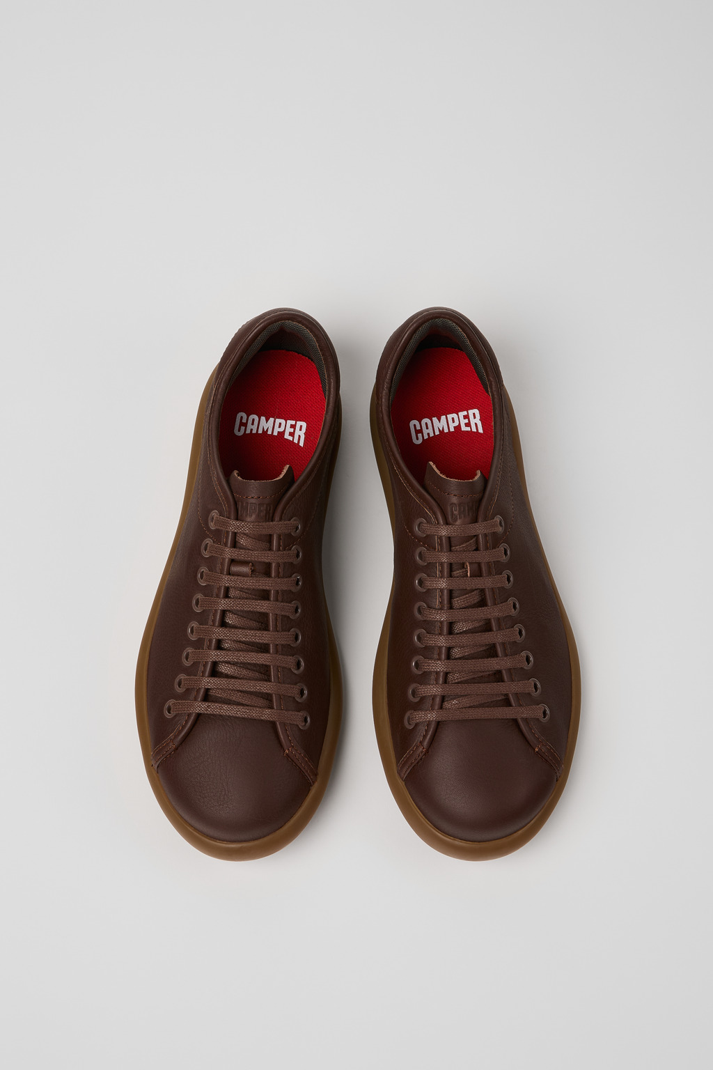 Pelotas Soller Brown Leather Sneakers for Men. - Image 4