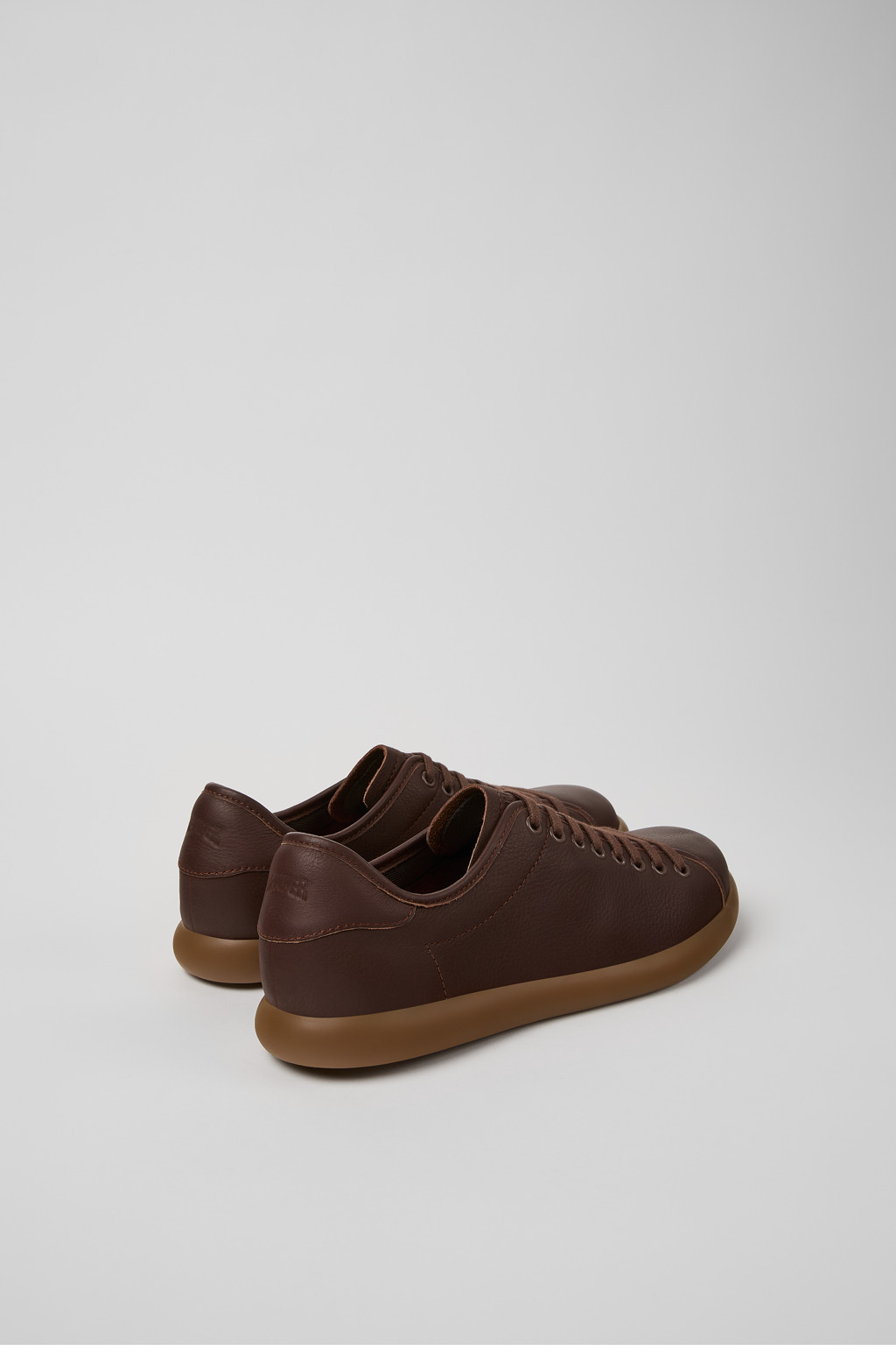 Pelotas Soller Brown Leather Sneakers for Men. - Image 3