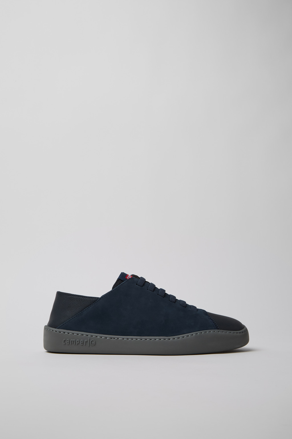 Twins Blue Nubuck and Leather Shoes for Men. - Image 2