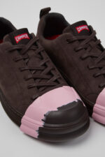 Junction Runner Brown Nubuck Men's Sneakers.
