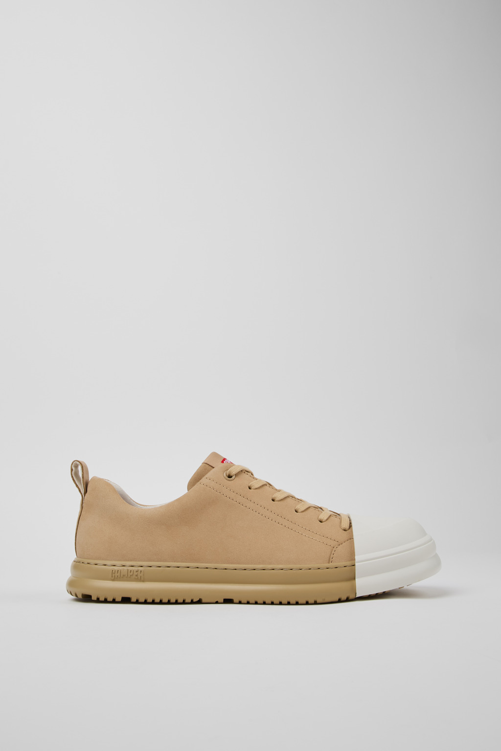 Junction Runner Beige Nubuck Men's Sneakers. - Image 2