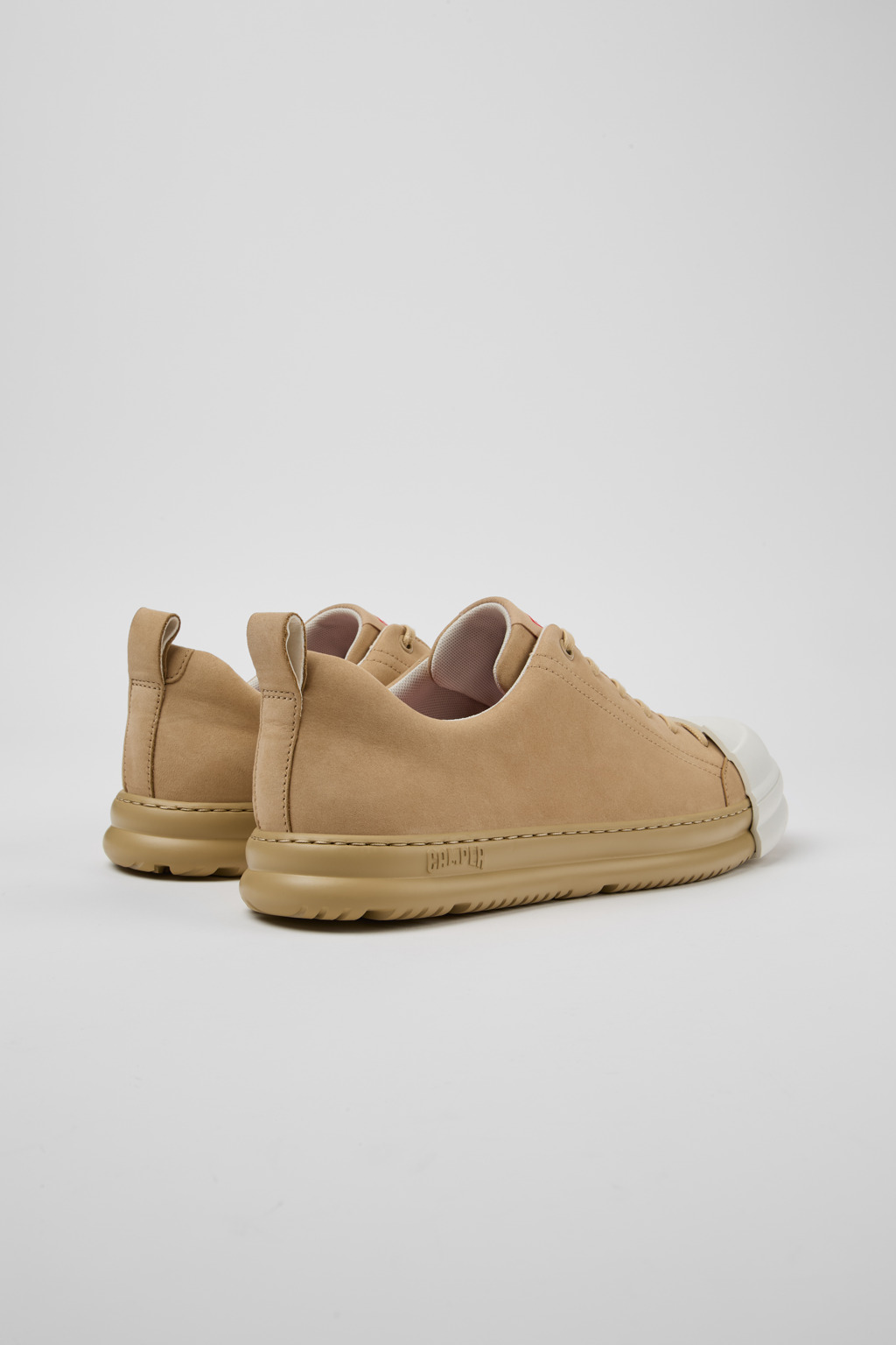 Junction Runner Beige Nubuck Men's Sneakers. - Image 3