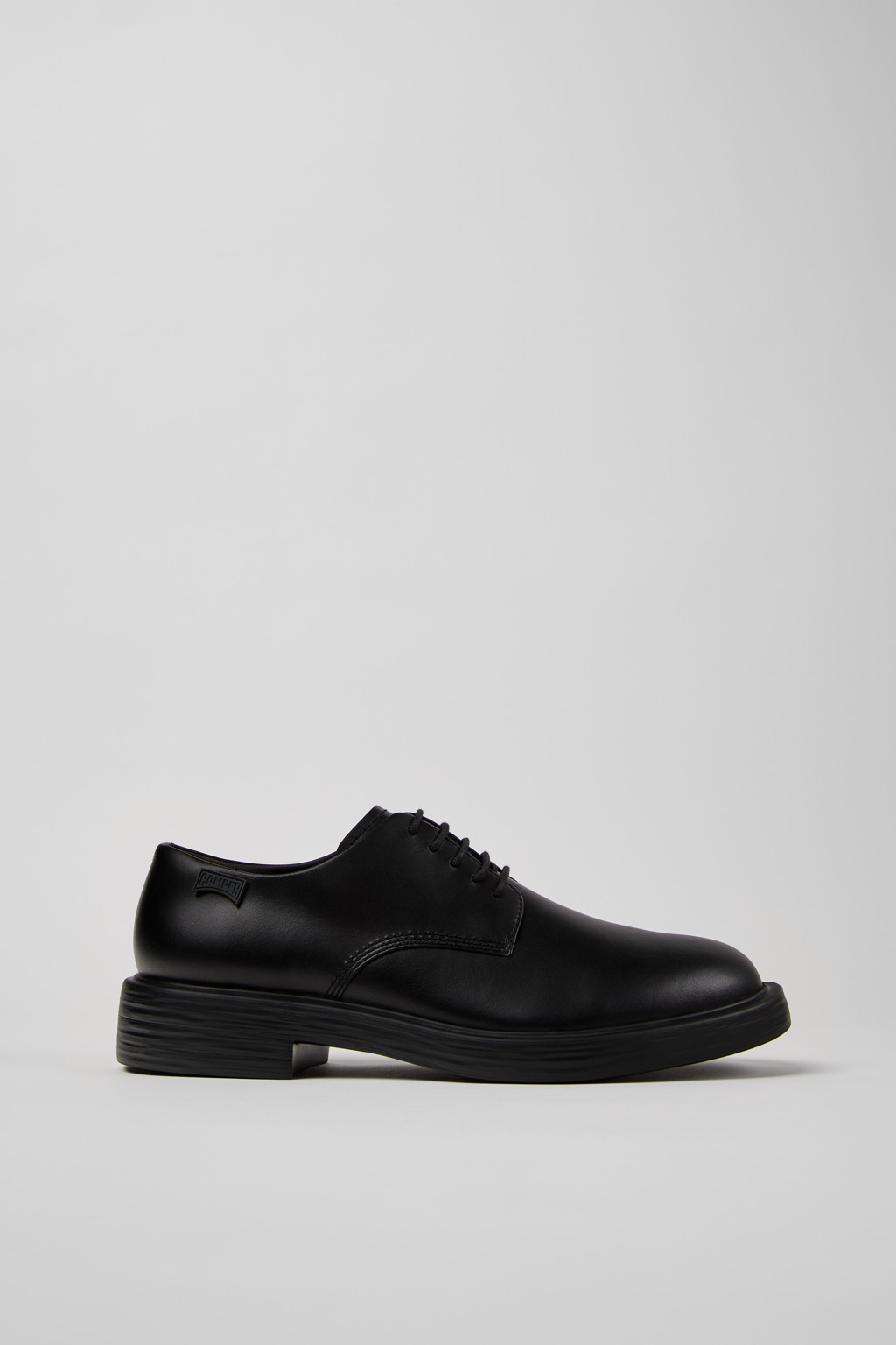 Dean Black Leather Shoes for Men. - Image 2