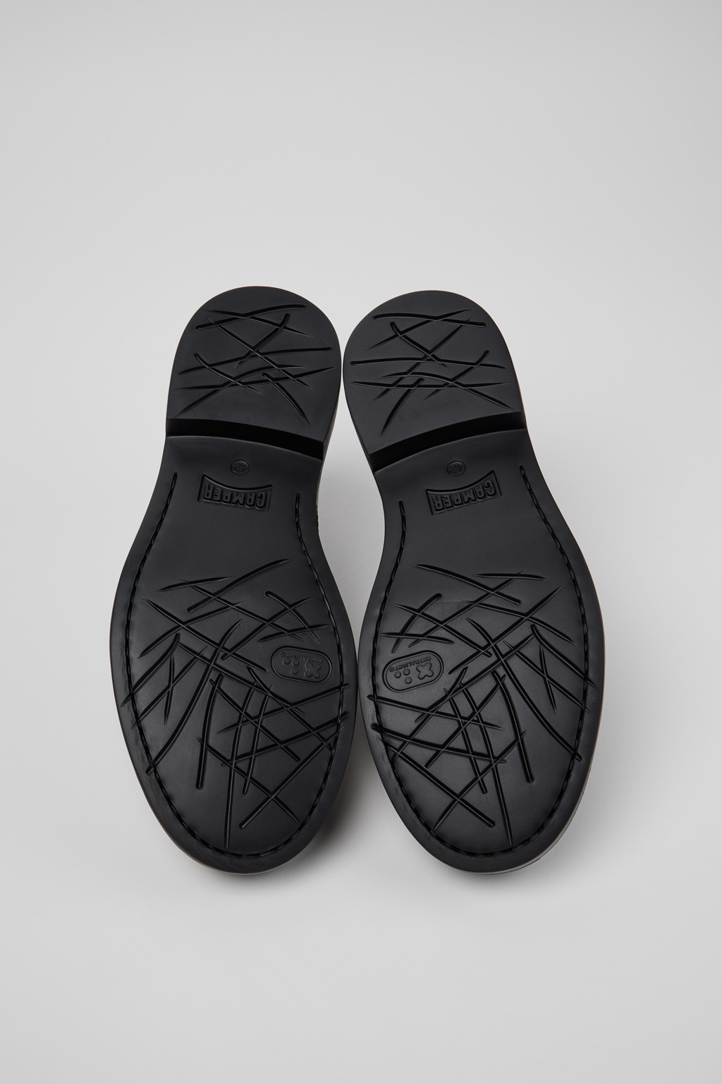Dean Black and White Leather Shoes for Men. - Image 5