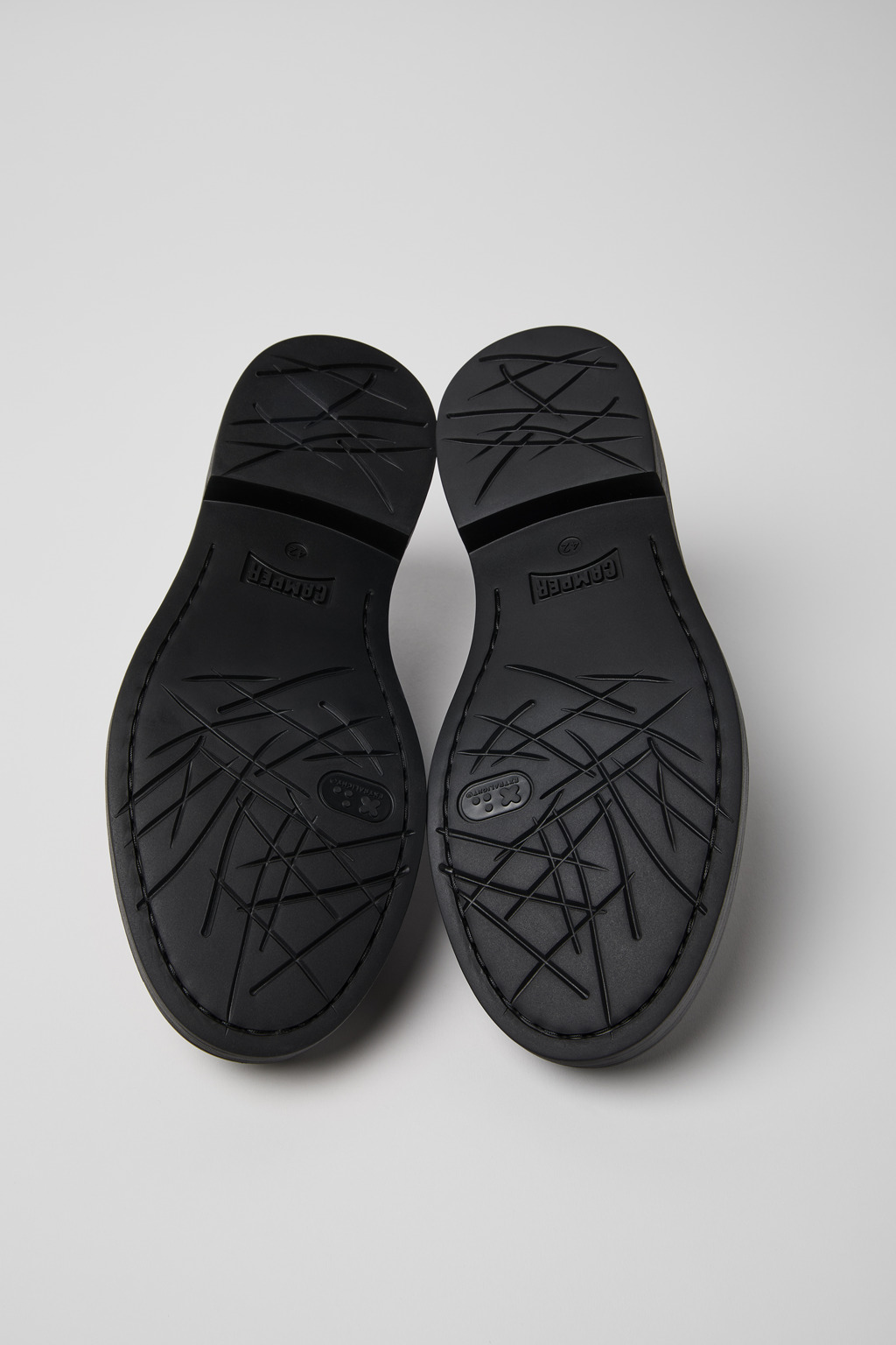 Twins Black leather shoes for men - Image 5