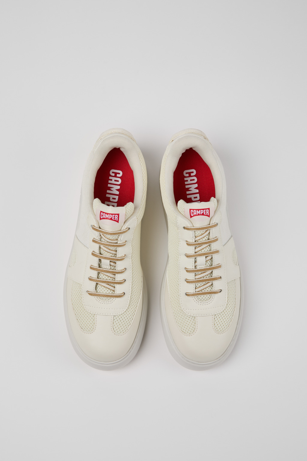 Runner K21 Sorona® White textile sneakers for men - Image 4