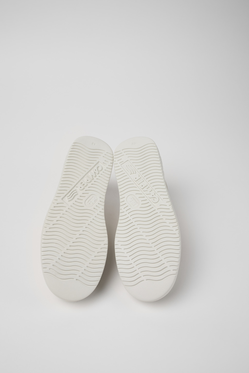 Runner K21 White/Gray textile and nubuck sneakers for men - Image 5