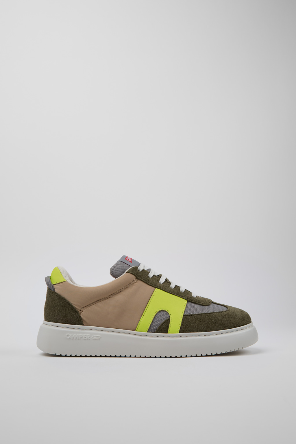 Runner K21 Sorona® Multicolor Recycled PET and Nubuck Sneakers for Men. - Image 2