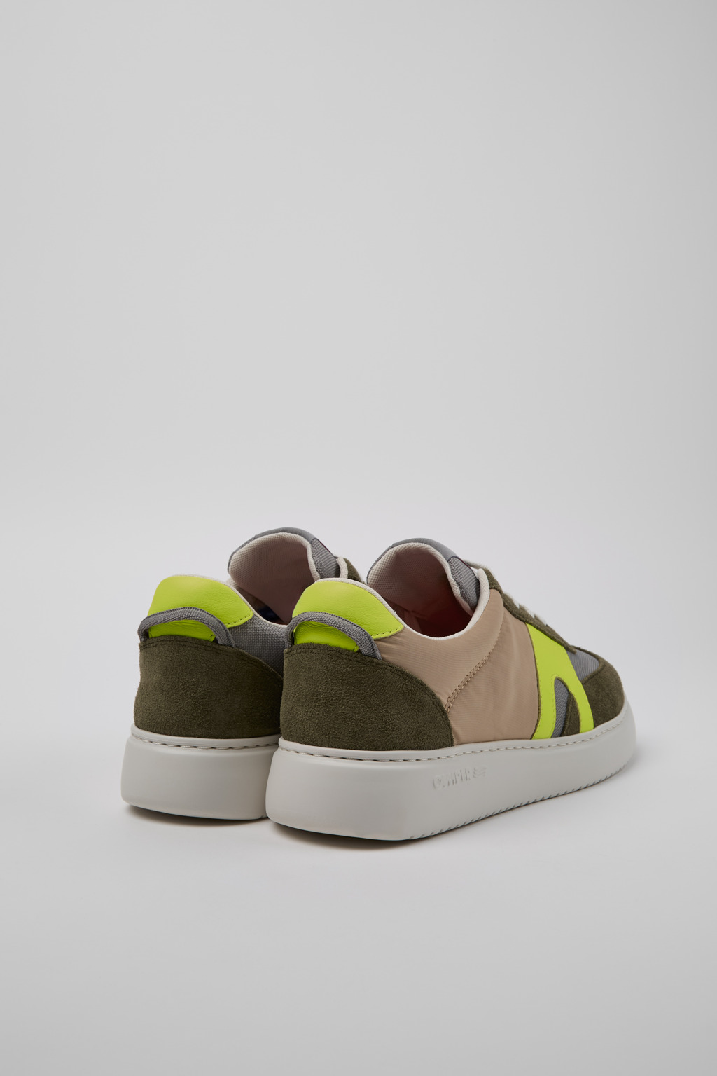 Runner K21 Sorona® Multicolor Recycled PET and Nubuck Sneakers for Men. - Image 3