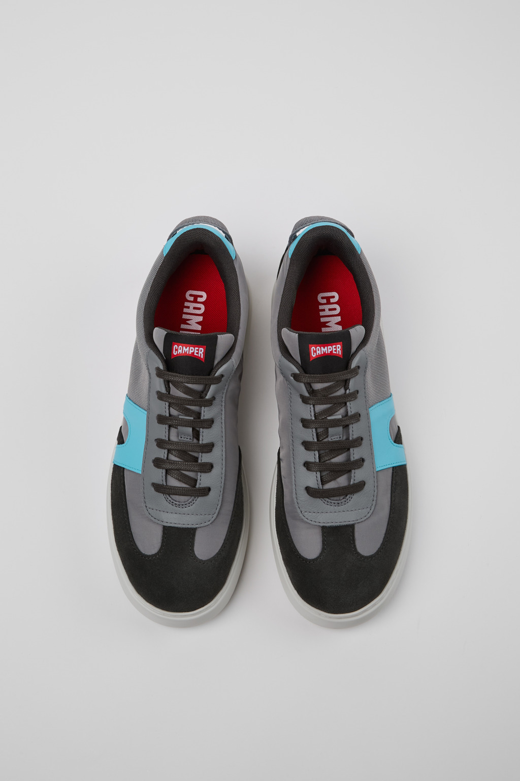 Runner K21 Sorona® Multicolor Recycled PET and Nubuck Sneakers for Men. - Image 4