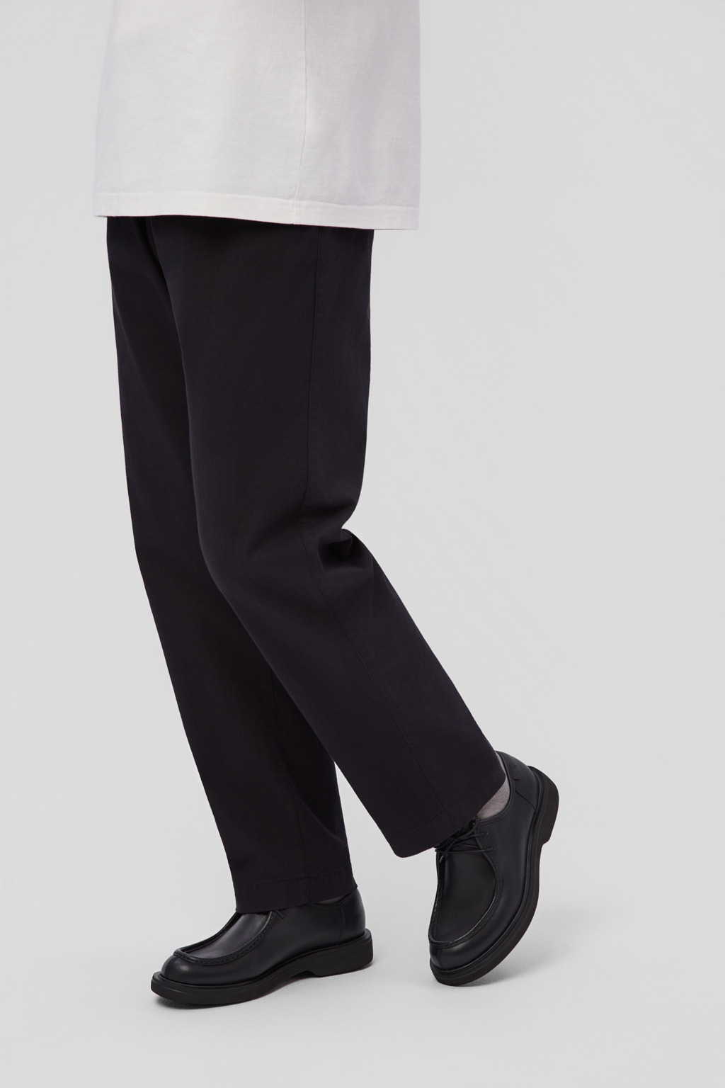 Norman Black Leather Shoes for Men. - Image 6