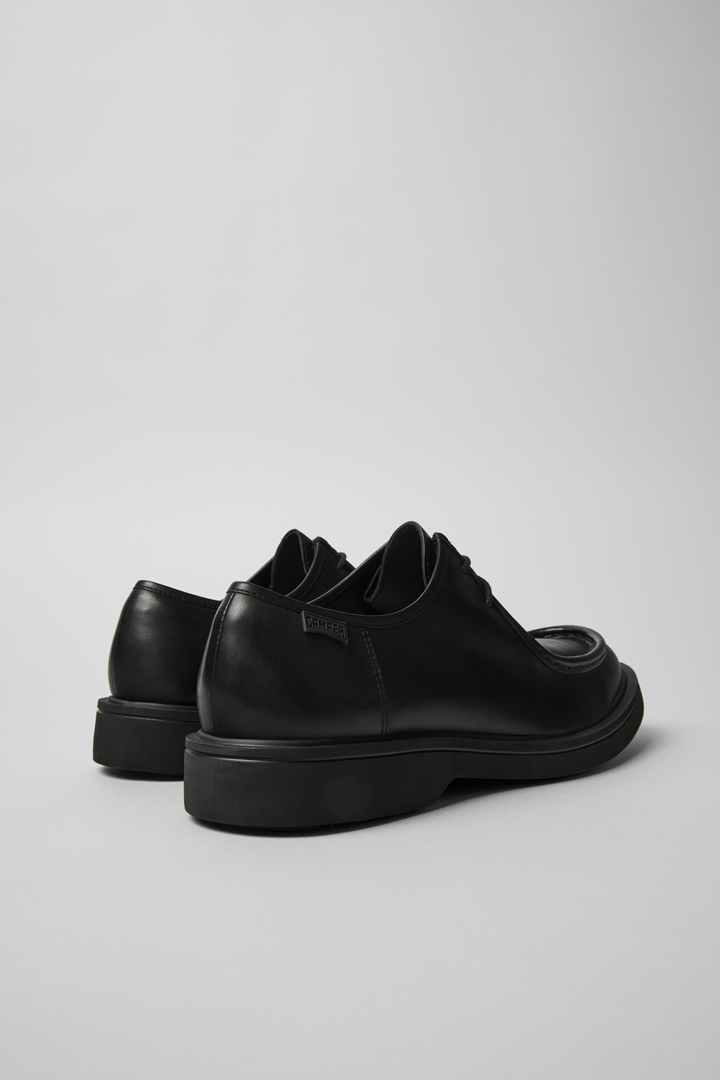 Norman Black Leather Shoes for Men. - Image 3