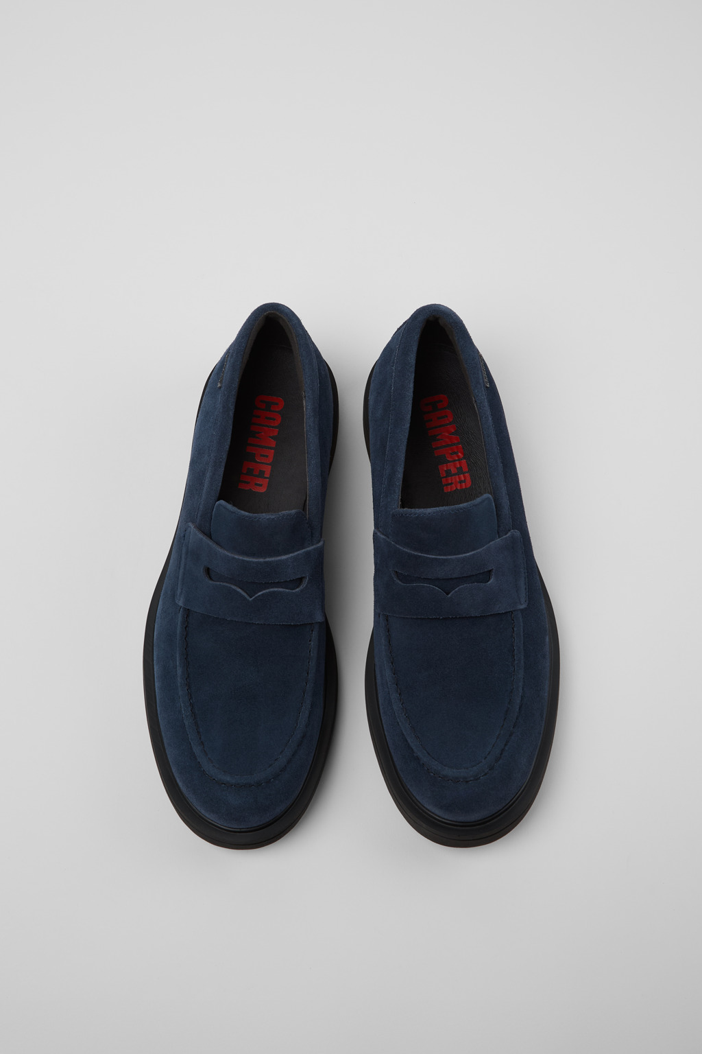 Norman Blue Nubuck Men's Shoes. - Image 4
