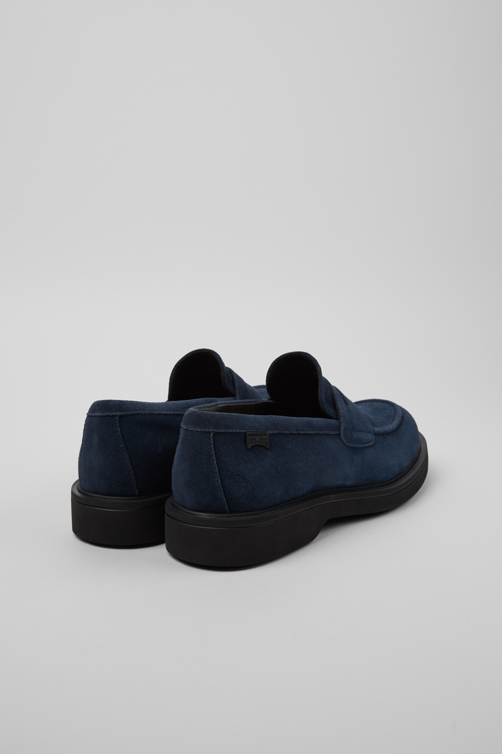 Norman Blue Nubuck Men's Shoes. - Image 3