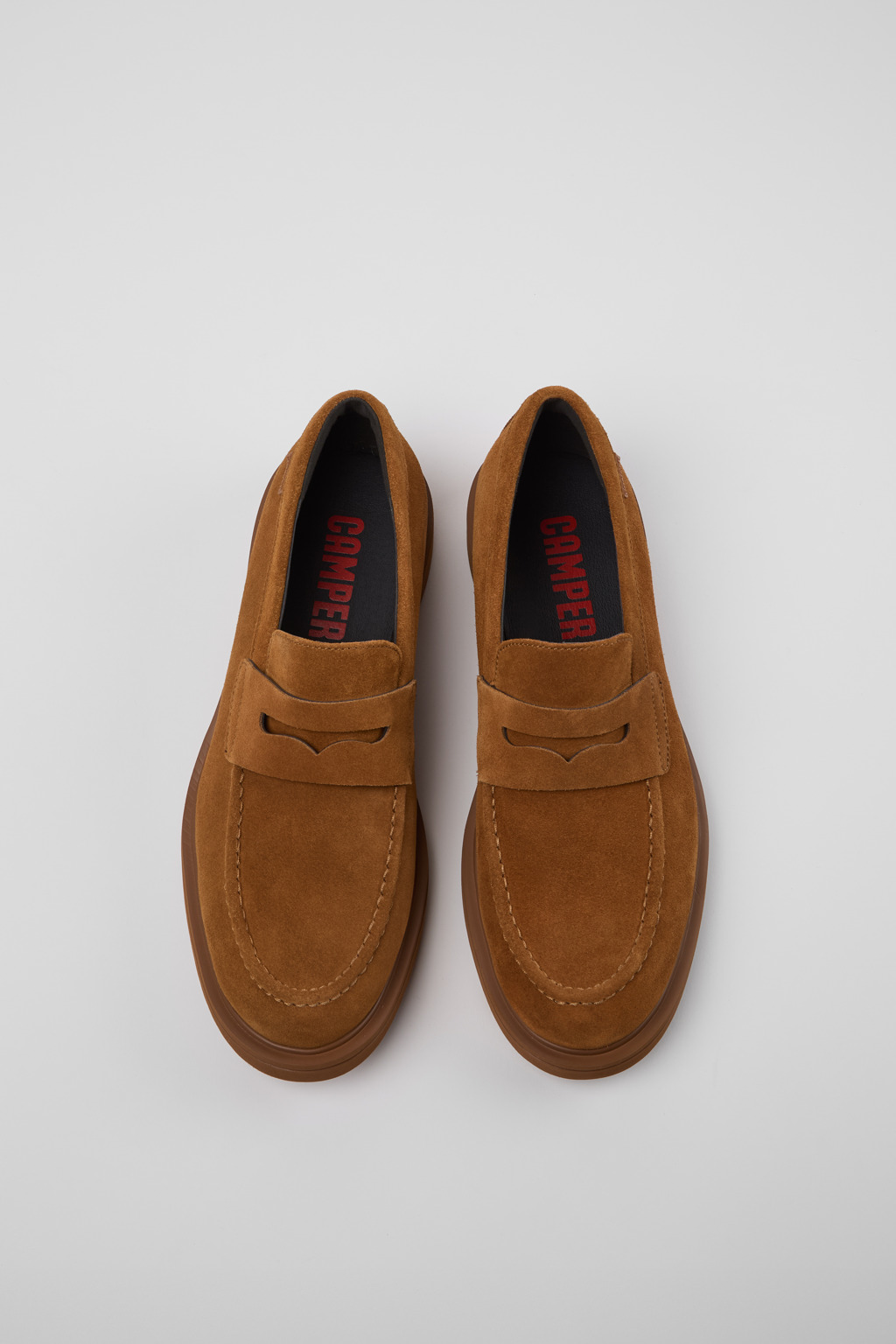 Norman Brown Nubuck Men's Shoes. - Image 4
