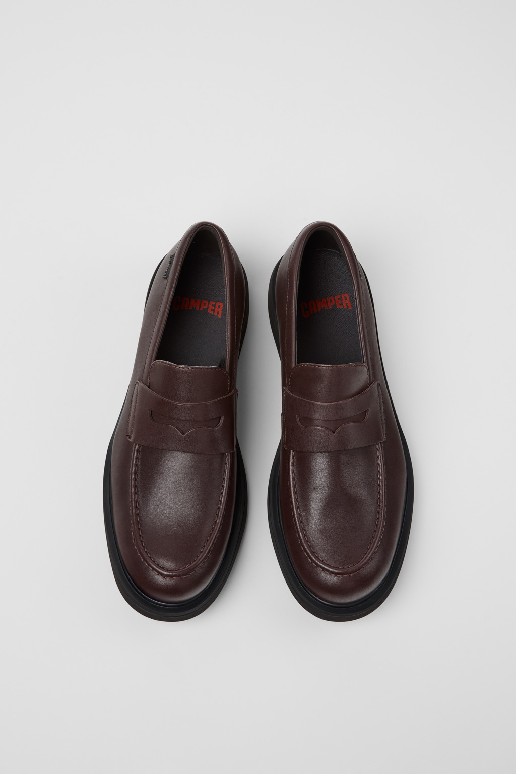 Norman Brown Leather Shoes for Men. - Image 4