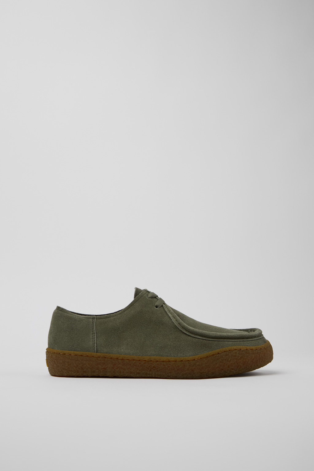 Peu Terreno Green Nubuck Shoes for Men.