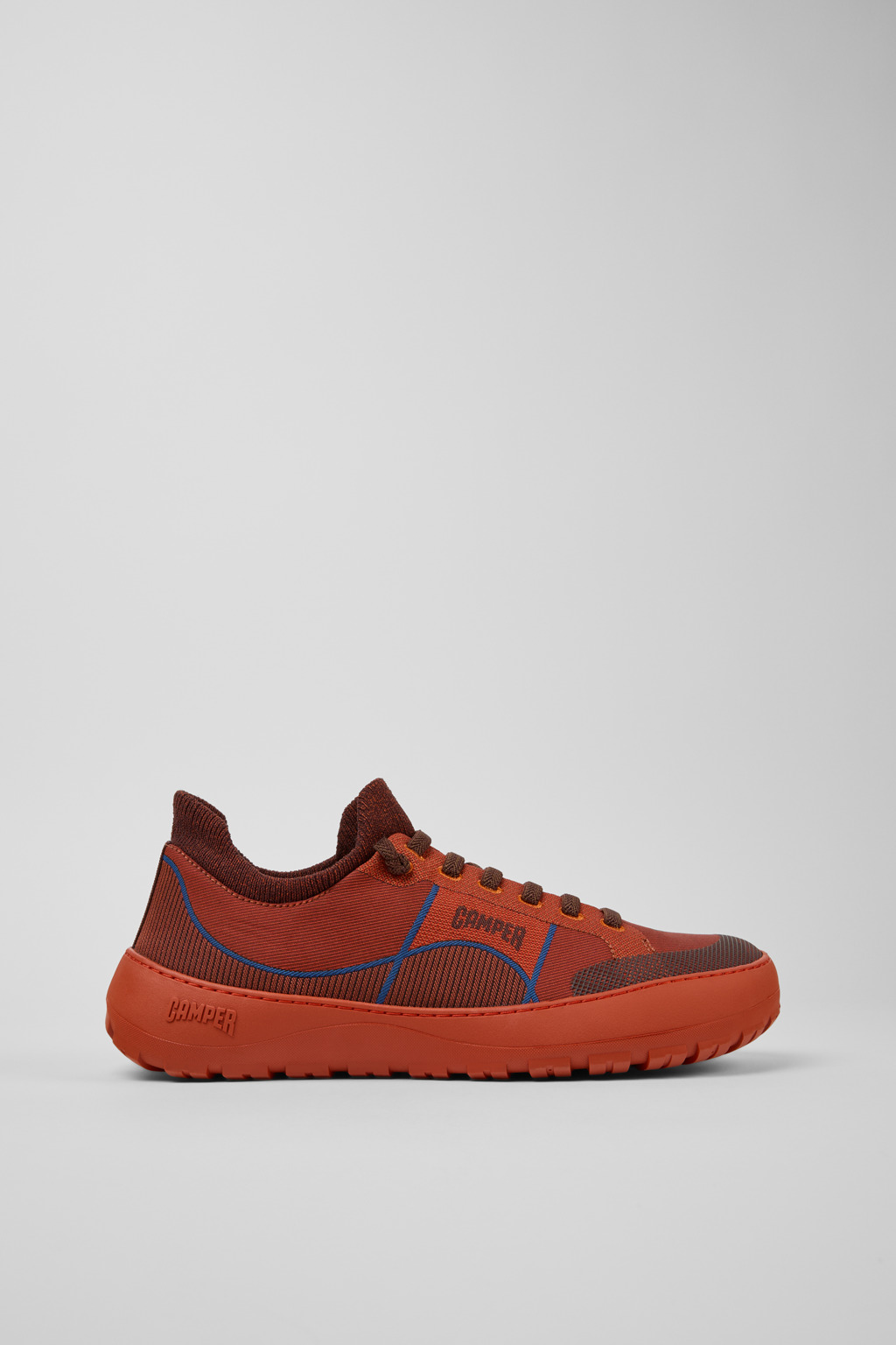 Peu Serra 360º Durable Burgundy Engineered Material Sneakers for Men - Image 3