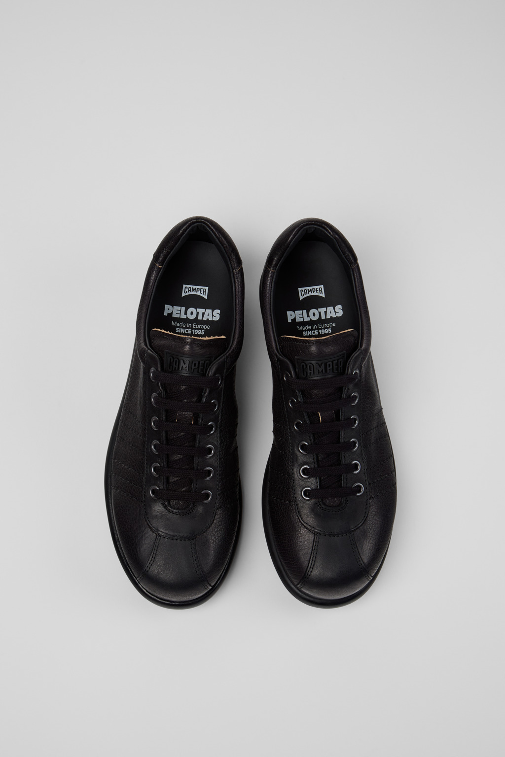 Pelotas Black Leather Shoes for Men. - Image 4
