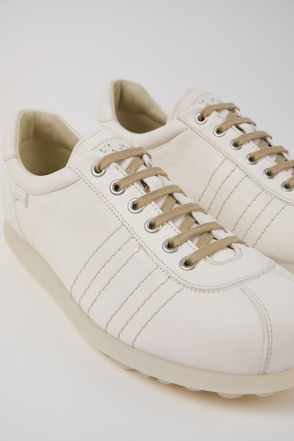 Pelotas White Leather Men's Shoes. - Image 6
