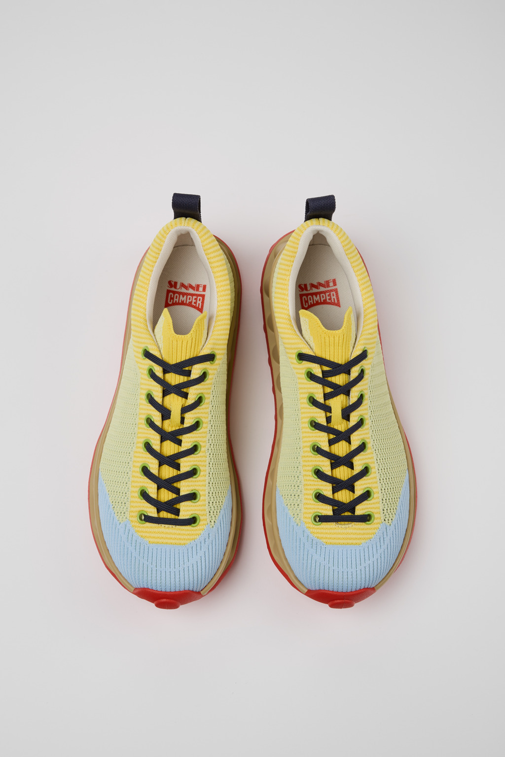 Camper x SUNNEI - PELOTISSIMA Multicolor Textile Sneakers for Men. - Image 4