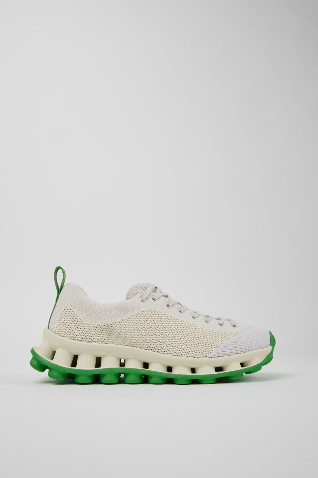 Camper x SUNNEI - PELOTISSIMA White and Green Textile Sneakers for Men. - Image 2