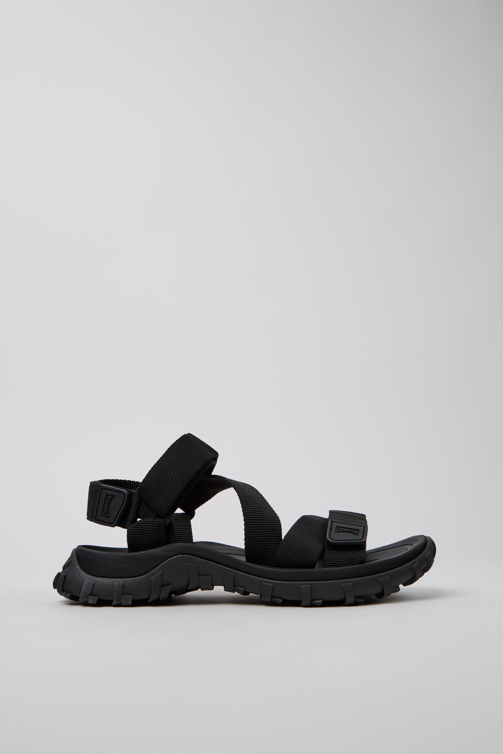 Drift Trail Sandal Black Textile Sandals for Men. - Image 2