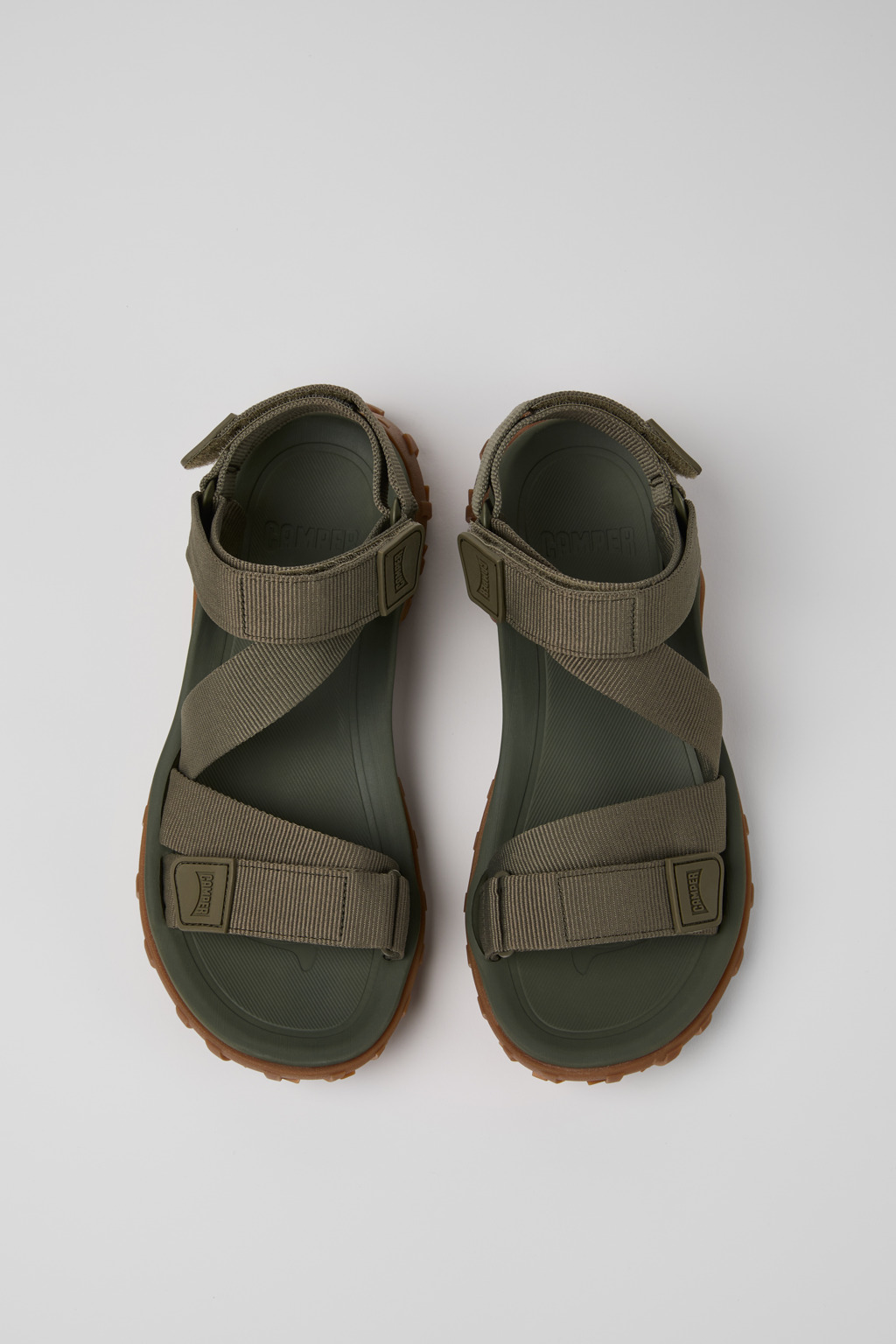 Drift Trail Sandal Green Recycled PET Sandals for Men. - Image 4