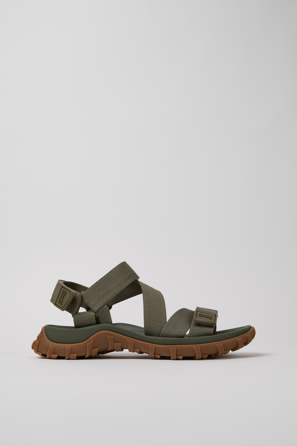 Drift Trail Sandal Green Recycled PET Sandals for Men. - Image 2