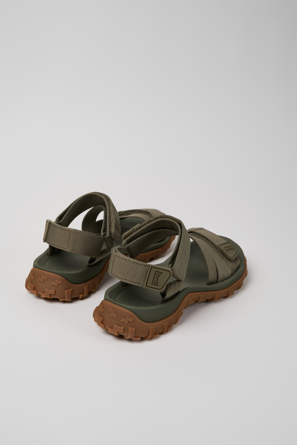 Drift Trail Sandal Green Recycled PET Sandals for Men. - Image 3