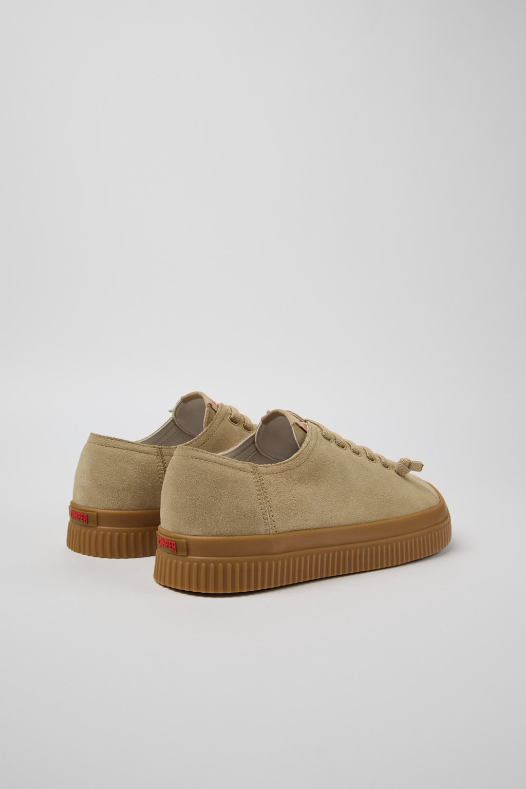 Peu Roda Beige Nubuck Sneakers for Men. - Image 3