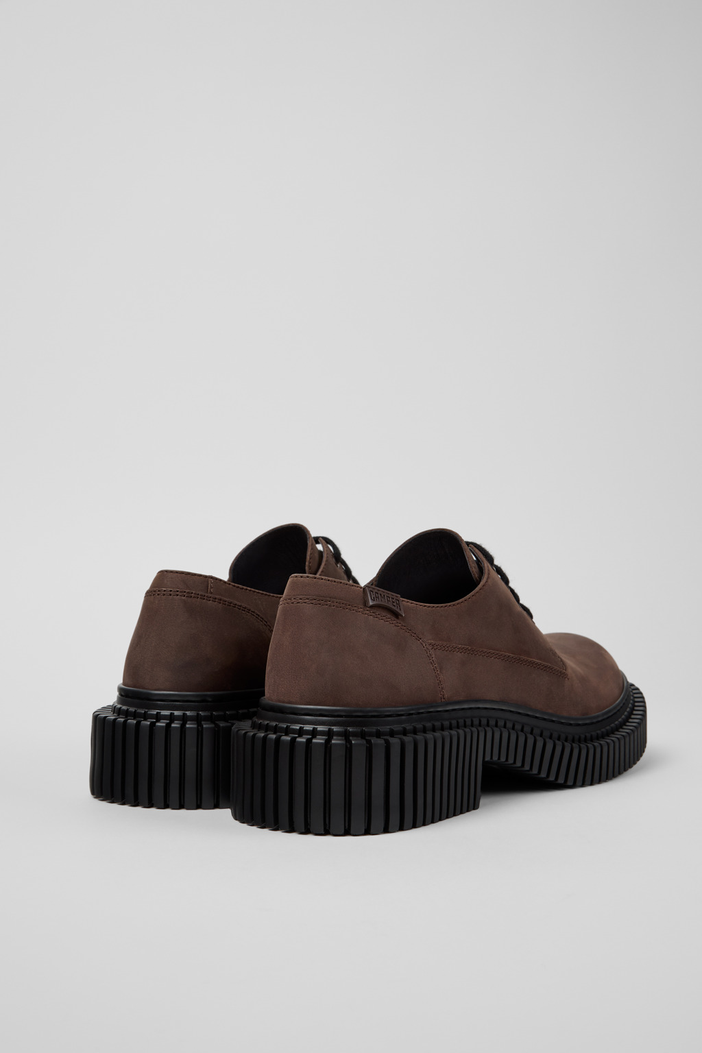 Pix Berlin Brown Nubuck Shoes for Men. - Image 3