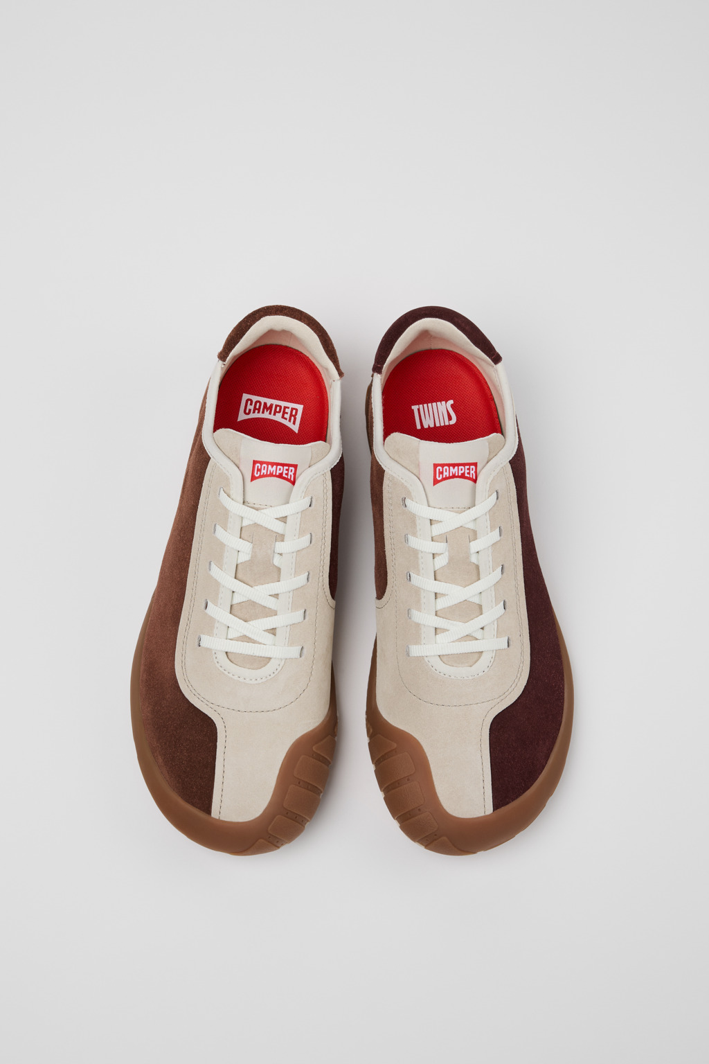 Twins Multicolor Suede and Nubuck Sneakers for Men. - Image 4