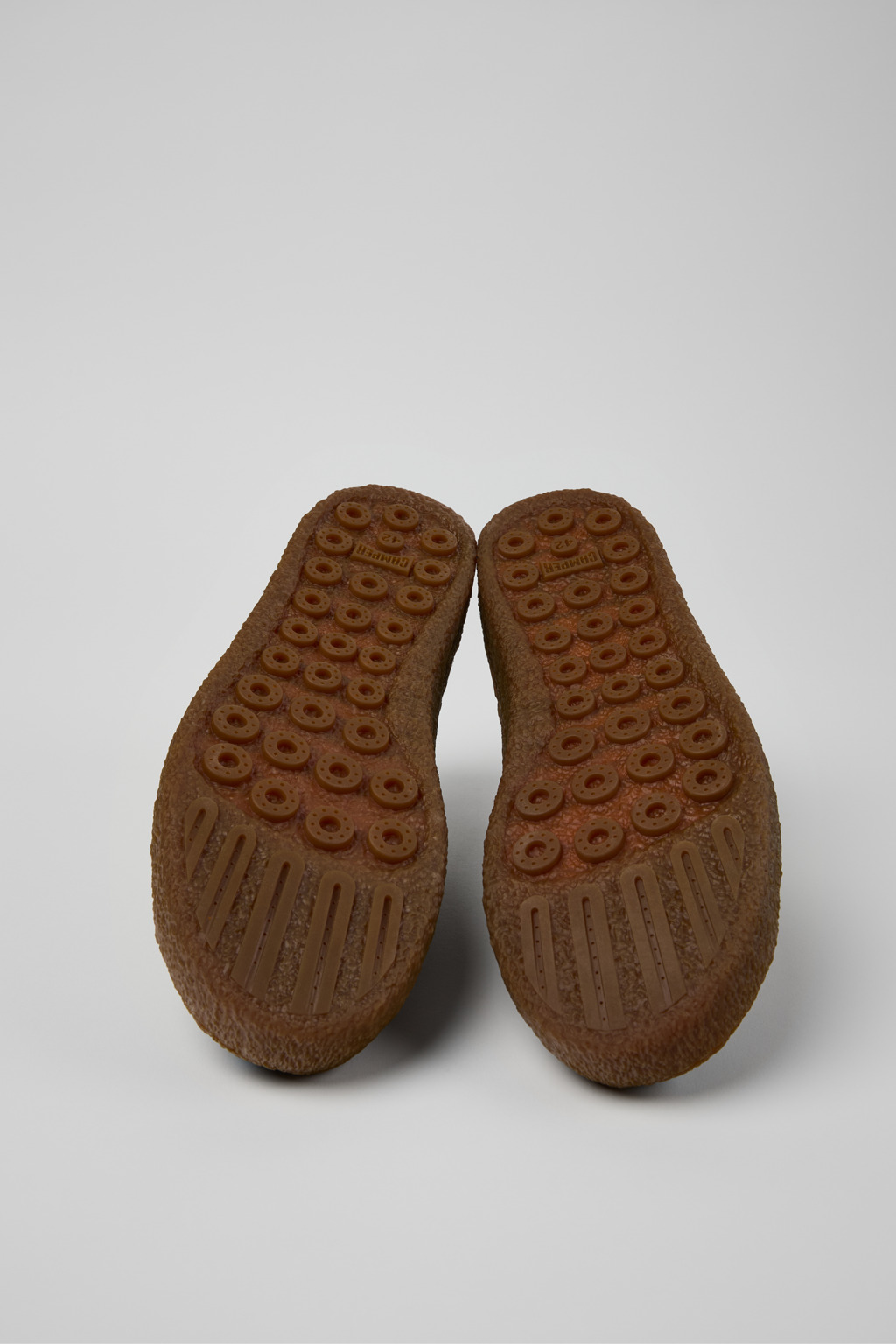 Peu Terreno Brown and Blue Suede and Leather Shoes for Men. - Image 6