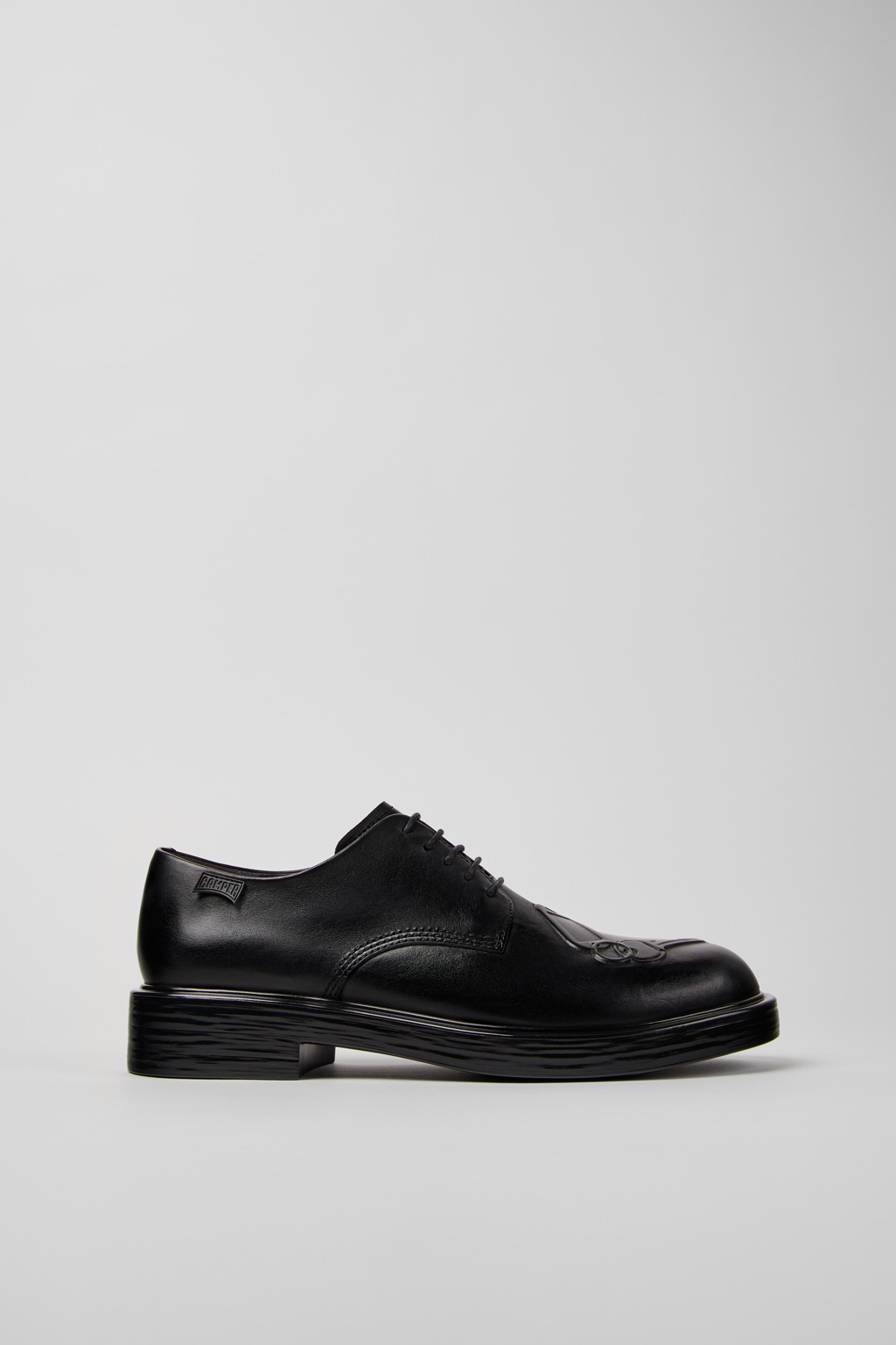 Twins Black Leather Shoes for Men. - Image 2