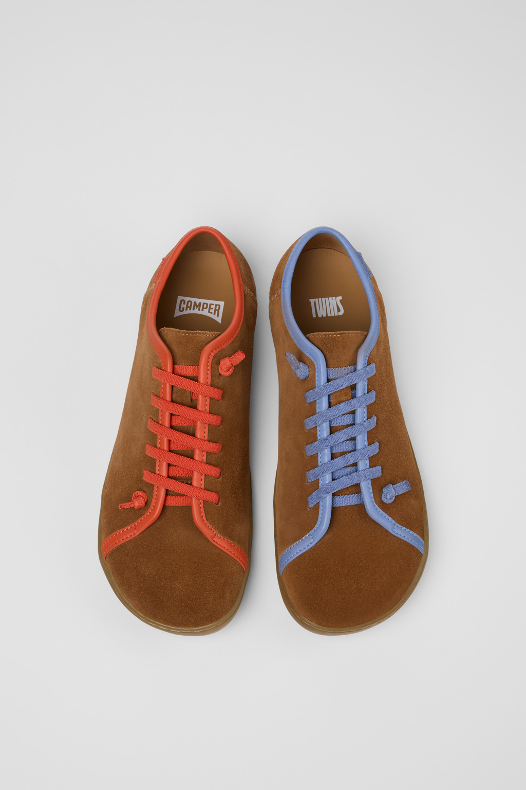 Twins Multicolor Suede and Leather Shoes for Men. - Image 4