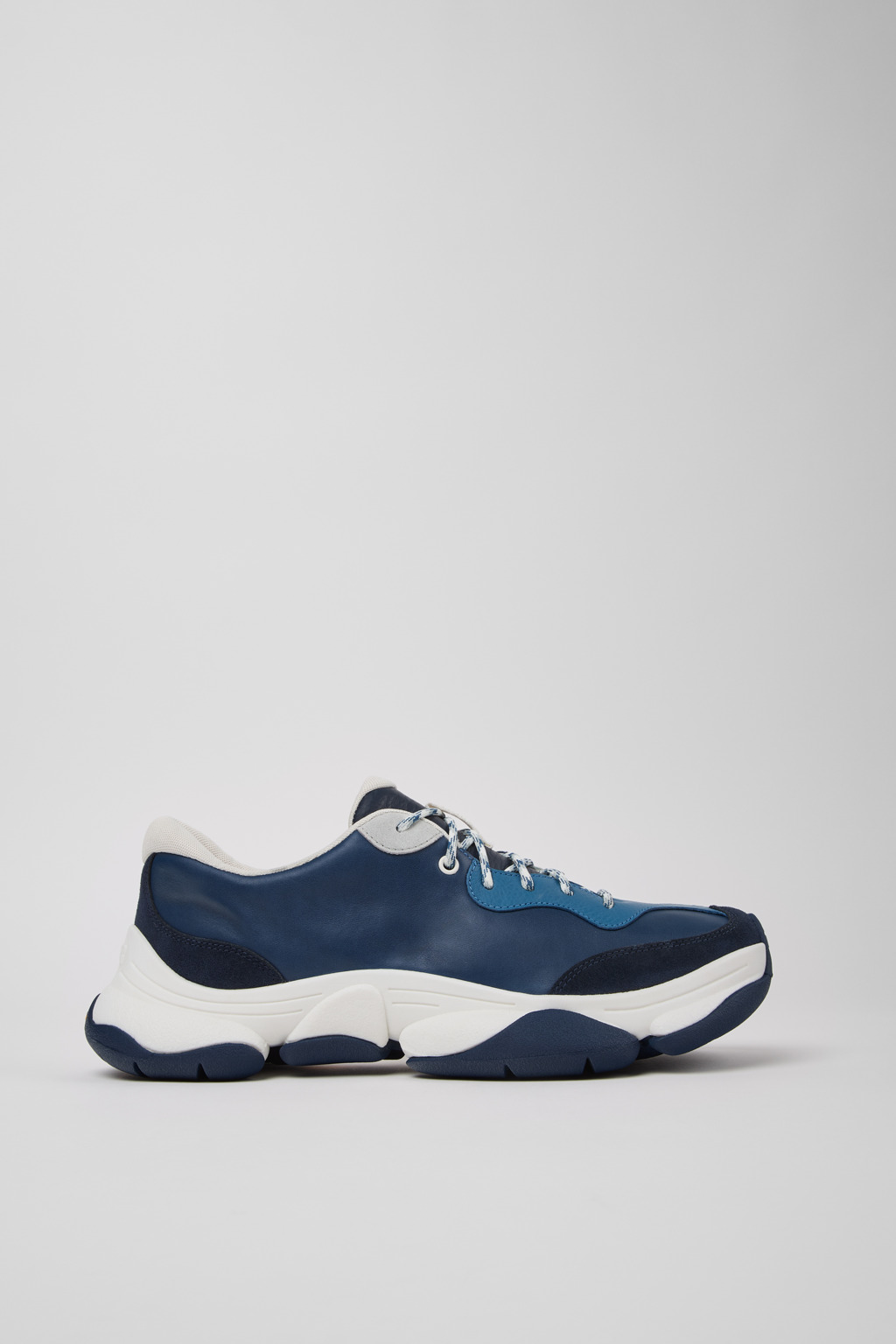 Twins Multicolor Leather and Nubuck Sneakers for Men. - Image 2