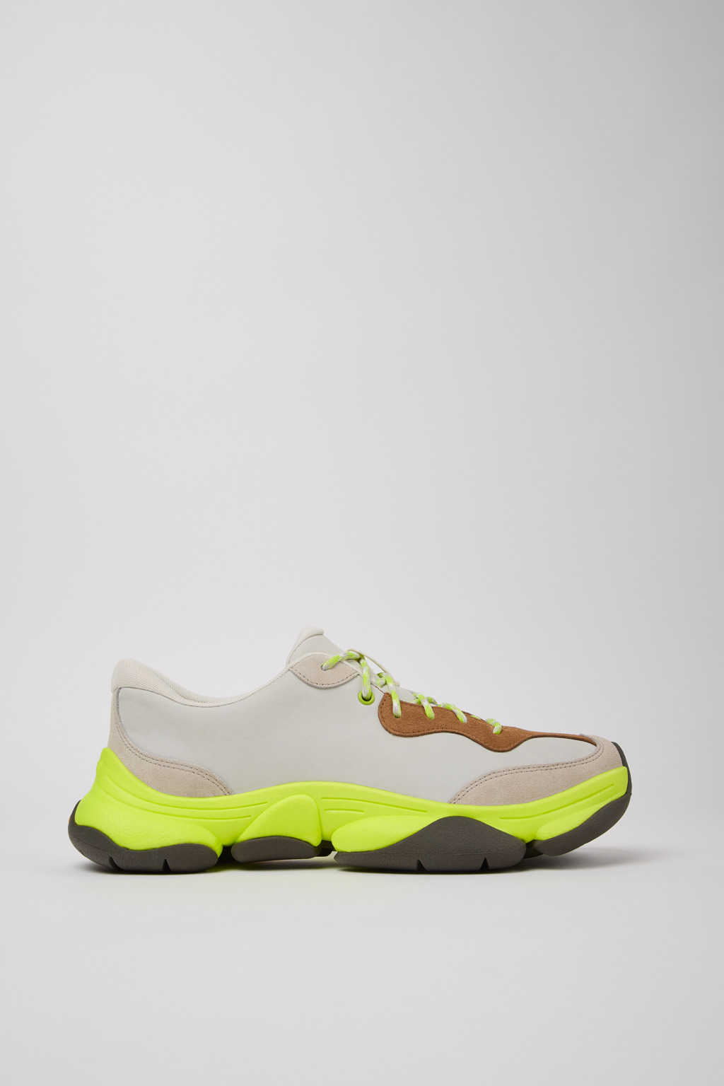 Twins Multicolor Leather and Nubuck Sneakers for Men. - Image 2